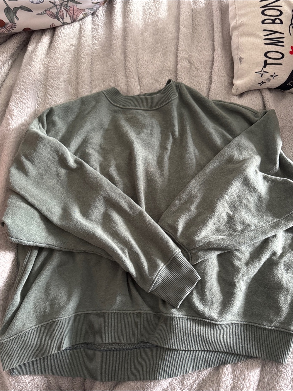 American Eagle Outfitters Men’s Crewneck Sweater - Sage Green